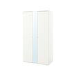 VIHALS - lemari pakaian 2 pintu, putih, 105x57x200 cm | IKEA Indonesia - PE854805_S2
