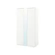 VIHALS - lemari pakaian 2 pintu, putih, 105x57x200 cm | IKEA Indonesia - PE854805_S2