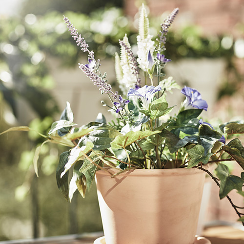 MUSKOTBLOMMA pot tanaman dengan alas