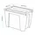 SAMLA - kotak dengan penutup, transparan, 39x28x28 cm/22 l | IKEA Indonesia - PE854868_S1