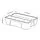 SAMLA - kotak dengan penutup, transparan, 79x57x18 cm/55 l | IKEA Indonesia - PE854871_S1