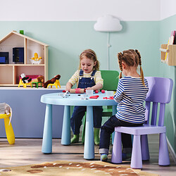 MAMMUT - Children's table, in/outdoor/light blue, 85 cm