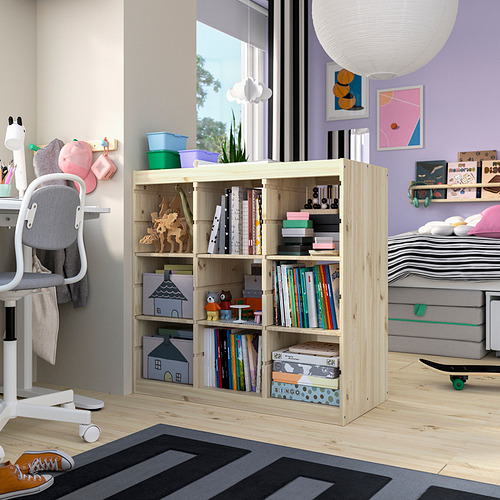 TROFAST storage combination with shelves