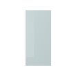 KALLARP - Panel penutup, high-gloss abu-abu muda-biru, 39x86 cm