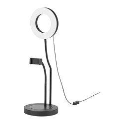 LÅNESPELARE - Lampu cincin dengan dudukan ponsel