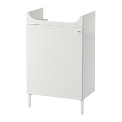 NYSJÖN - Kabinet wastafel, putih, 50x83 cm