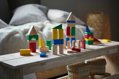 UNDERHÅLLA balok kayu, set isi 40