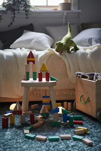 UNDERHÅLLA balok kayu, set isi 40