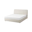 KORTGARDEN - Ottoman bed, Kimstad off-white, 180x200 cm