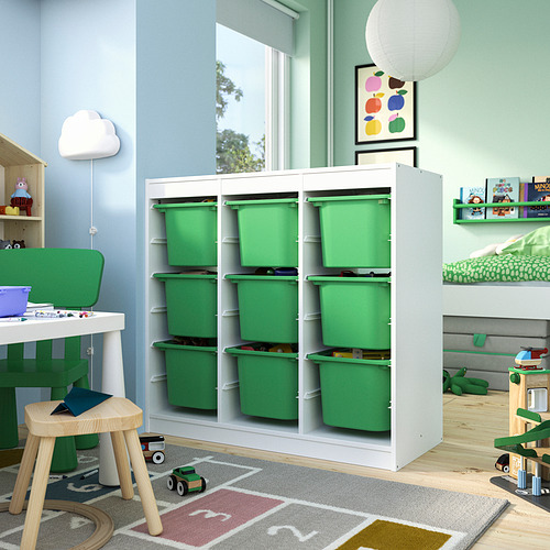 TROFAST storage combination with boxes