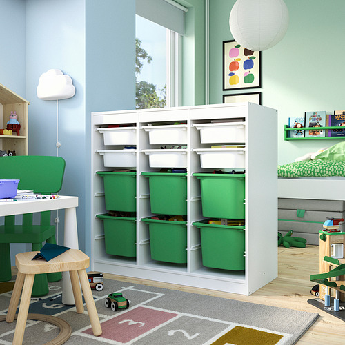 TROFAST storage combination with boxes