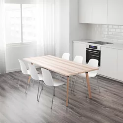 YPPERLIG - Meja, kayu ash, 200x90 cm