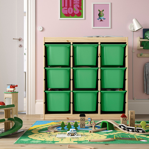TROFAST storage combination with boxes