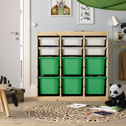 TROFAST storage combination with boxes