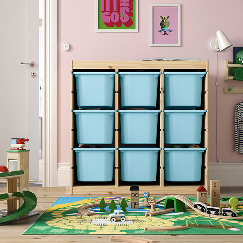 TROFAST storage combination with boxes