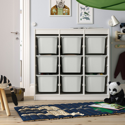 TROFAST storage combination with boxes