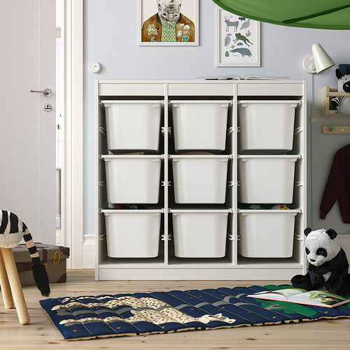 TROFAST storage combination with boxes