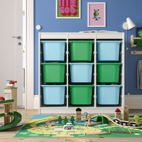 TROFAST storage combination with boxes