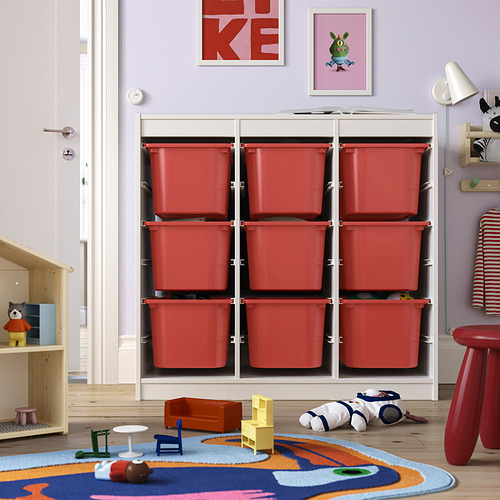 TROFAST storage combination with boxes