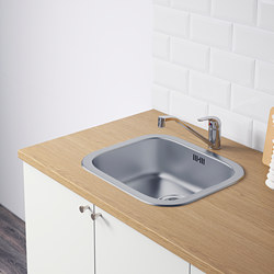 KNOXHULT - Kabinet dasar dg pintu dan laci, putih, 120 cm