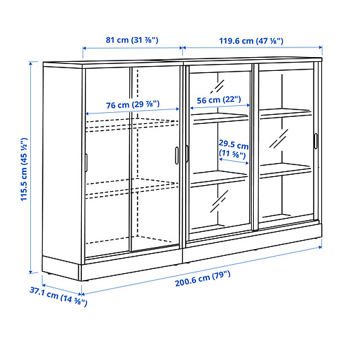 TONSTAD Measurement Illustration