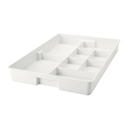 KUGGIS - Insert with 8 compartments, white