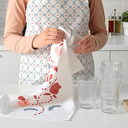 INAMARIA - Lap dapur, motif bunga, 45x55 cm