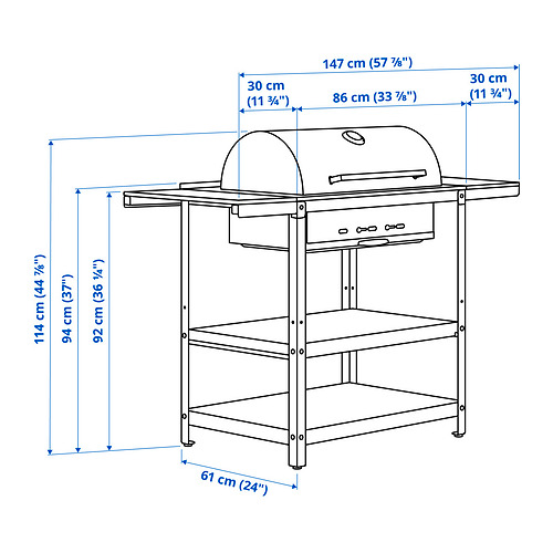 GRILLSKÄR Measurement Illustration