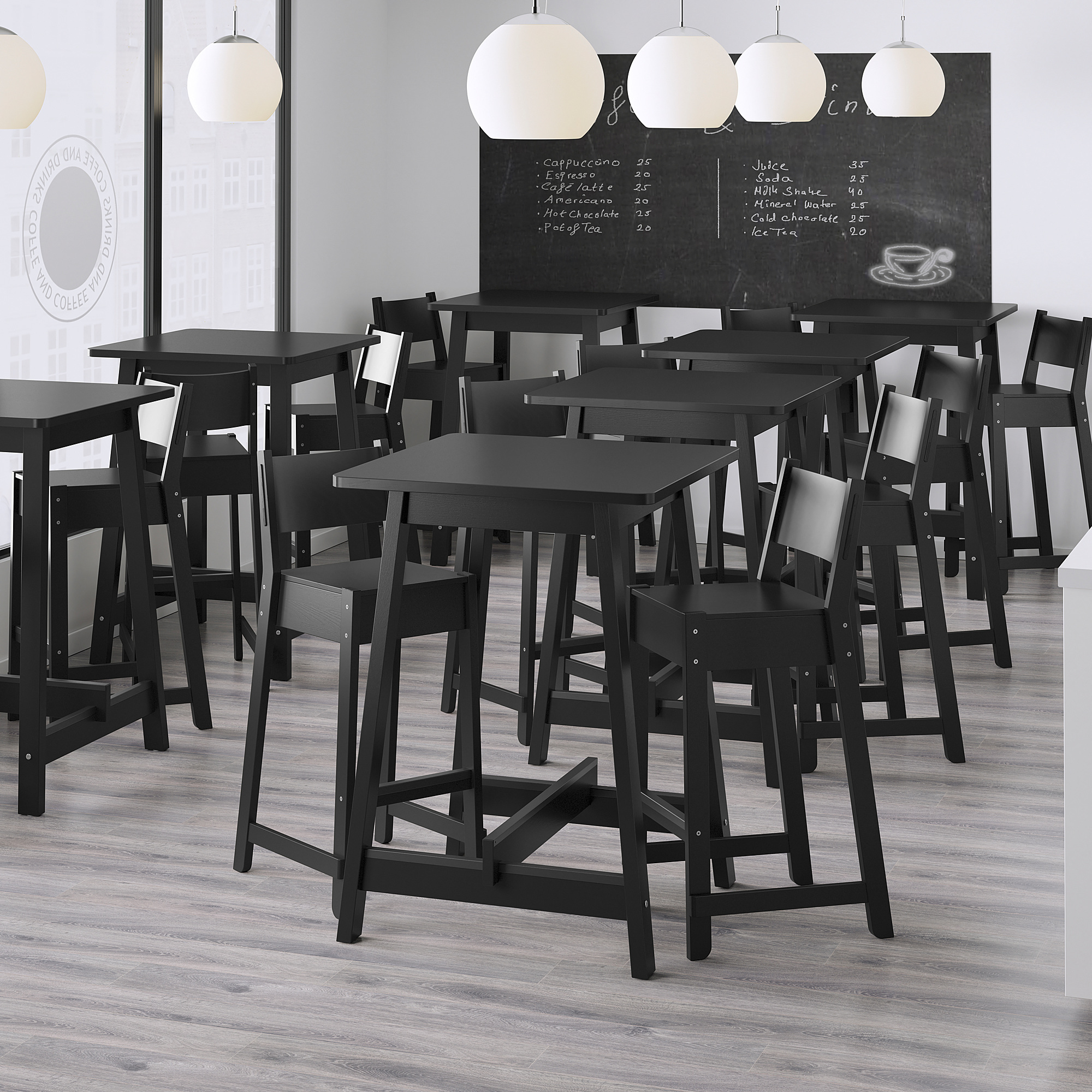 NORR KER meja  bar  hitam IKEA  Indonesia