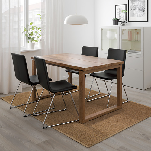 Volfgang Morbylanga Table And 4 Chairs Brown Bomstad Black Ikea Indonesia