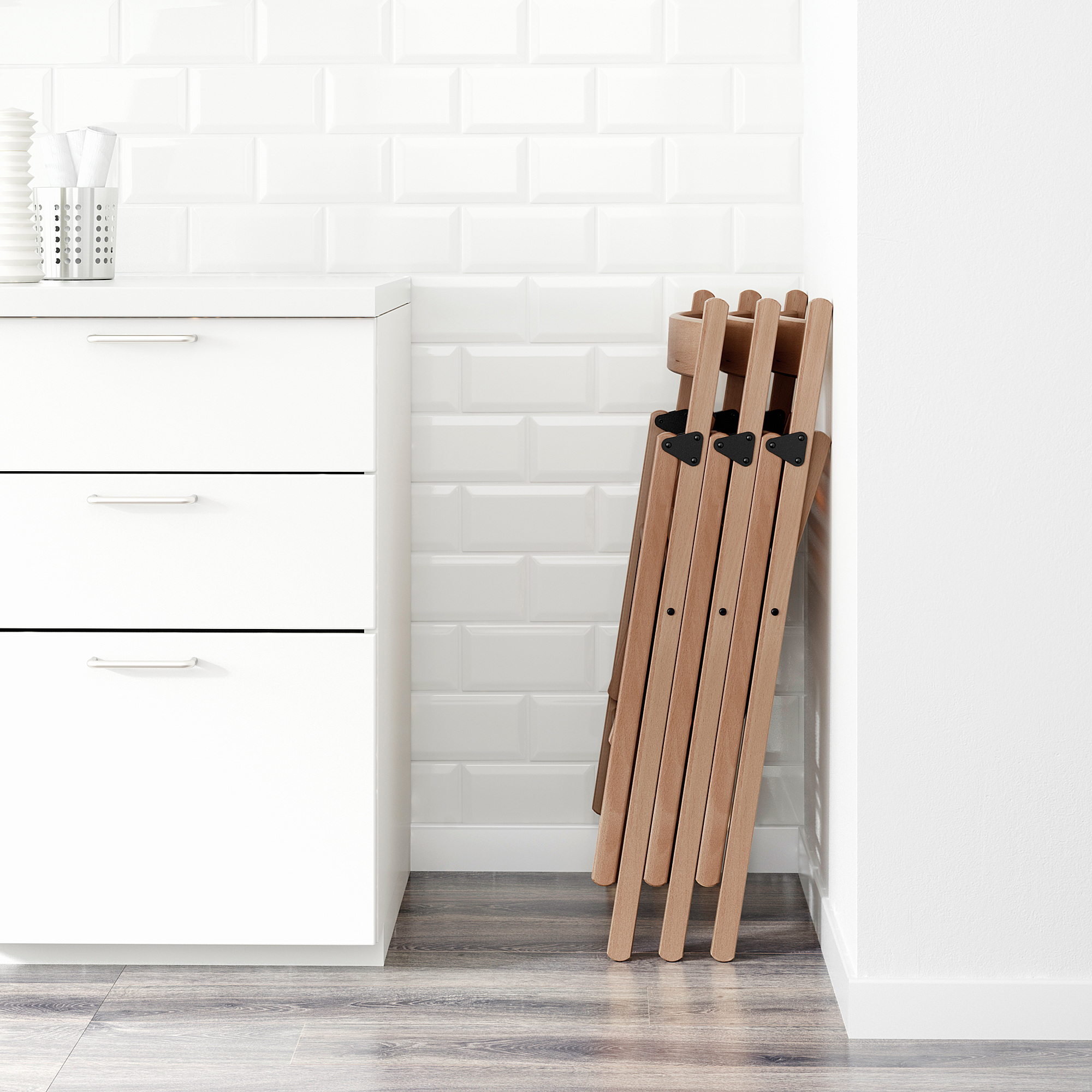 TERJE kursi  lipat  kayu  beech IKEA  Indonesia