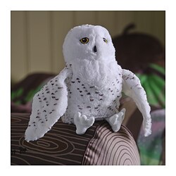 SKOGSDUVA - Boneka, boneka tangan/burung hantu salju putih, 25 cm