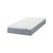 VESTERÖY - Mattress and mattress pad, extra firm light blue/Nisseholm white, 90x200 cm