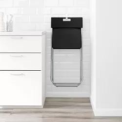 GUNDE - Kursi lipat, hitam