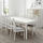EKEDALEN/EKEDALEN - meja dan 4 kursi, putih/Orrsta abu-abu muda, 120/180 cm | IKEA Indonesia - PE640528_S1
