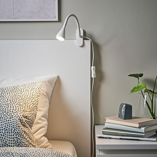 NÄVLINGE lampu sorot jepit LED