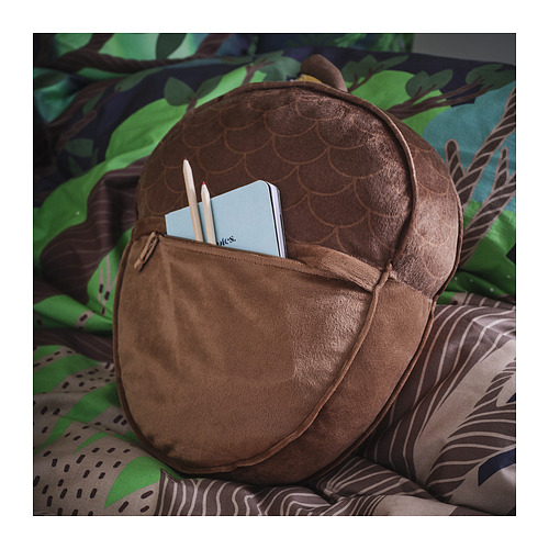 SKOGSDUVA bantal dengan saku