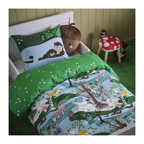 SKOGSDUVA bantal dengan saku