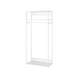 PLATSA - Unit gantungan pakaian, putih, 80x40x180 cm