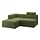 JÄTTEBO - 2,5-seat mod sofa w chaise longue, left with headrest/Samsala dark yellow-green | IKEA Indonesia - PE893363_S1