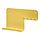 HAVREKROSS - wall organiser w hooks, yellow, 23x13 cm | IKEA Indonesia - PE929709_S1