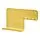 HAVREKROSS - rak dinding dg gantungan, kuning, 23x13 cm | IKEA Indonesia - PE929709_S1