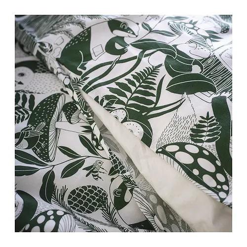 SKOGSDUVA sarung duvet dan sarung bantal