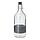 KORKEN - bottle with stopper, clear glass/black, 1 l | IKEA Indonesia - PE959637_S1