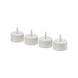SKATGÅS - LED tealight, white