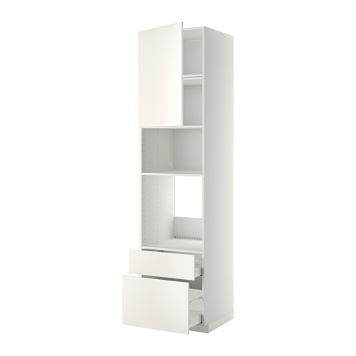 METOD/MAXIMERA high cabinet f built-in appliances
