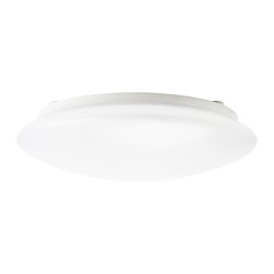 BARLAST - Lampu plafon/dinding LED, putih, 25 cm