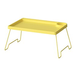 BRUKSVARA - Baki lipat tempat tidur, kuning