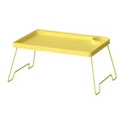 BRUKSVARA - Baki lipat tempat tidur, kuning