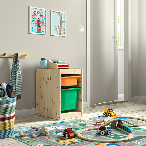 TROFAST storage combination with boxes